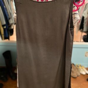 Timeless design and color silk sheath dress